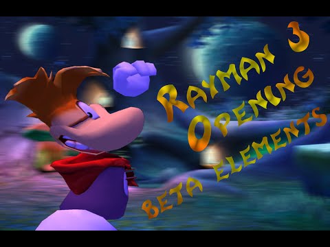 Rayman 3 opening trailer with beta elements