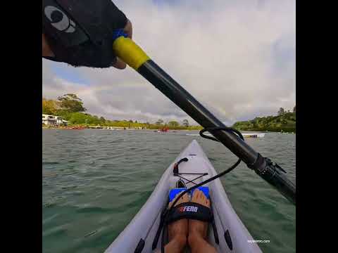 Nice rainbow! #kayak #rainbow #surfski #paddlers