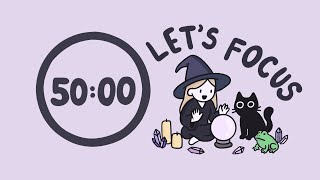 Witches Brew Pomodoro 4x50 | ADHD Focus Playlist 🎵