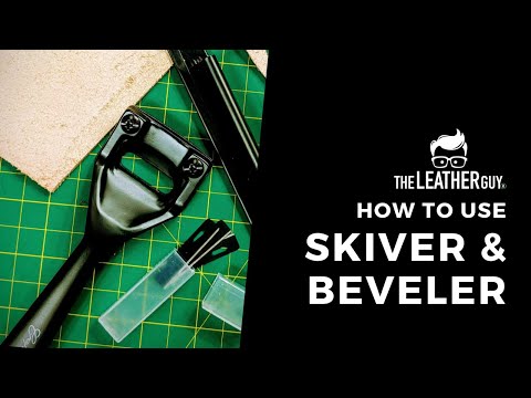 How to Use the Leather Skiver