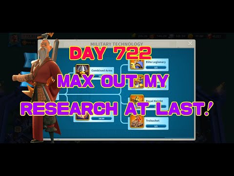 ROK - Max Out My Research @ Day 722 Plus Some Advice For Beginners!