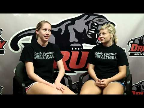 Drury Volleyball Webcast With Austin Warren and Kayla Hellebusch (10-7-2010)