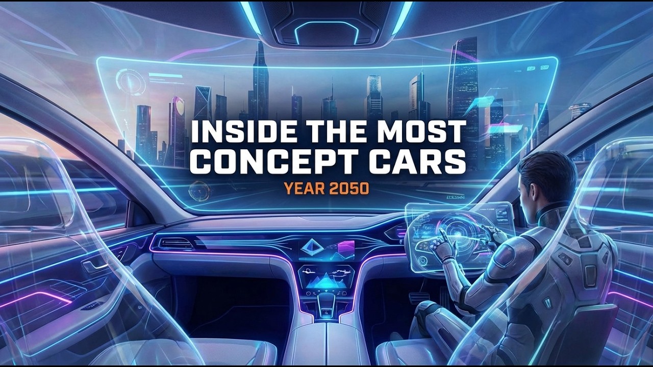 Inside the Most Advanced Concept Cars Designed for the Year 2050