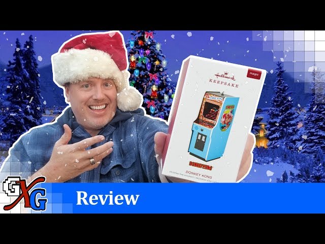 Vídeo relacionado con Hallmark Donkey Kong - Adorno Colgante para árbol de Nintendo, Adorno Colgante de Resina, Adorno Colgante de Navidad, Regalos para Navidad