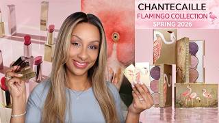 Chantecaille Flamingo Collection 🦩 Dawn & Dusk Eye Trios + All 4 Lip Chic Swatches