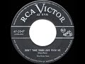 1953 HITS ARCHIVE: Don’t Take Your Love From Me - Three Suns