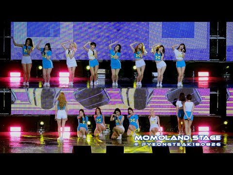 MOMOLAND 모모랜드 - BBOOM BBOOM JJan! Koong! Kwang! Wonderful Love BAAM(2018년 제8회 평택전국밴드경연대회180826)