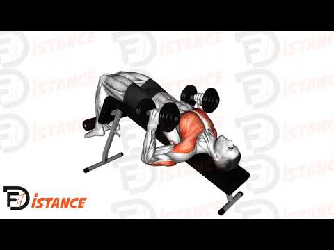 Développé couché décliné avec haltères prise neutre - Exercice Développé couché décliné avec haltères prise neutre en vidéo