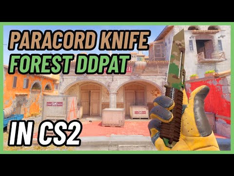 ★ CS2 Paracord Knife Forest DDPAT | CS2 Knife In-Game Showcase [4K]