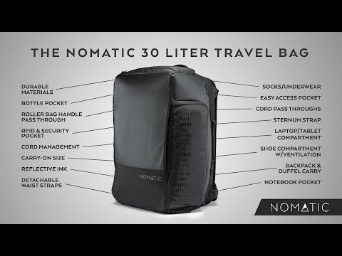 The NOMATIC 30L Travel Bag
