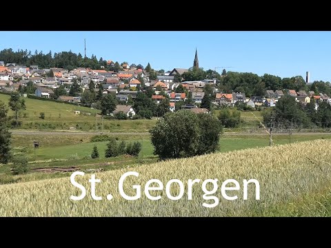 GERMANY: St. Georgen, town in Black Forest 4K