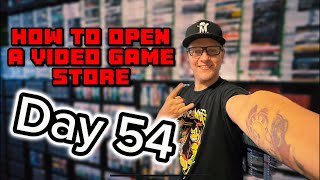 How long does it take to open a retro video game store?