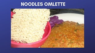 Breakfast recipe||evening snack ఇలా  ఆమ్లెట్|How to make Omelette with Noodles|Noodles omelette