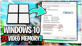 How To Increase VRAM ✅ | Double Your Dedicated Video Memory 🔥| Boost FPS - 2023