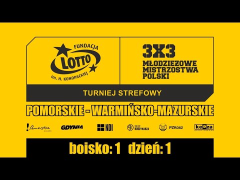 MMP 3x3 Turniej Strefowy - Gdynia (Boisko 1, Dzień 1)