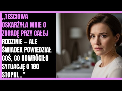 W Dzień Matki moja teściowa oskarżyła mnie o romans — lecz świadek zaskoczył całą rodzinę.
