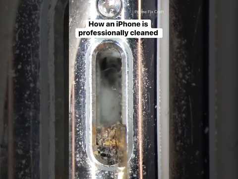 プロが行うiPhoneのディープクリーニングはこうして行われる #deepclean #lint #iphonerepair #shorts (This is how an iPhone is professionally deep cleaned #deepclean #lint #iphonerepair #shorts)
