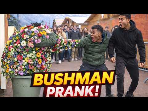 BUSHMAN PRANK: WAIT FOR IT… Bushman Prank on Girls 👀