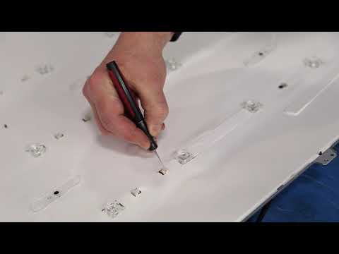 How to Replace Single LEDs for an LED TV ShopJimmy LED Strip Rework Station Tutorial