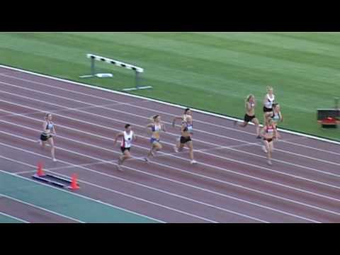AV All-comers 100m Women B race: 18.02.2010