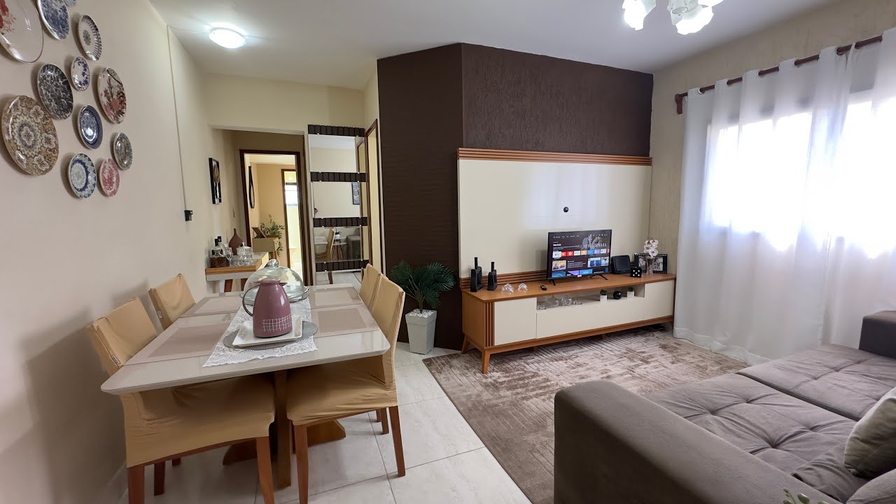 2 Quartos Praia do Morro mobiliado com suíte e vaga marcada