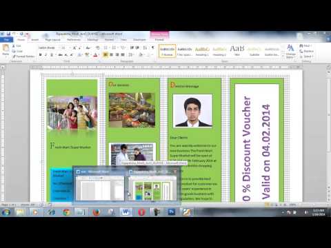 how to create brochure using microsoft word within few...