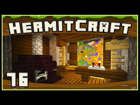 HermitCraft 4 - Minecraft: Interior Design For An Old West Train Station