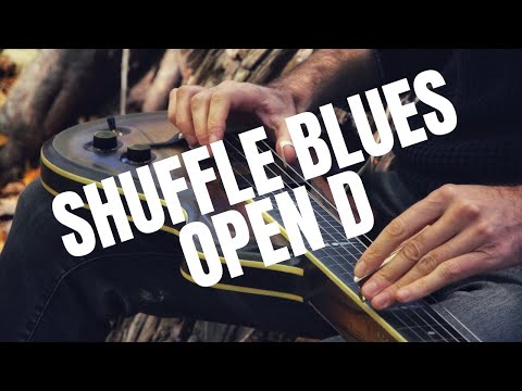 SHUFFLE BLUES- LAP STEEL  open D TUNING
