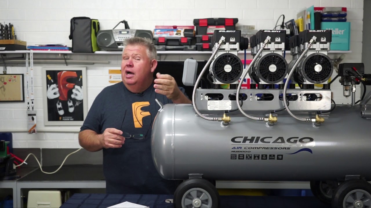 The QUIETEST Air Compressor on the MARKET - Chicago Air Hush 100