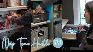 NAP TIME ORGANIZING HUSTLE Ep. 1 // 3 Quick Home Organization Wins