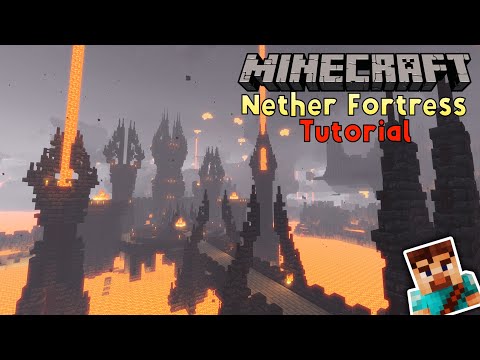 Minecraft Tutorial - Nether Fortress!!