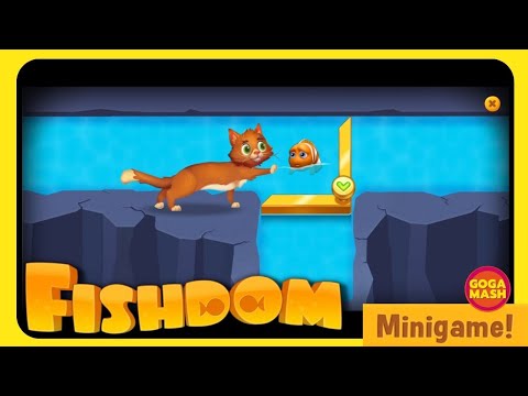 Fishdom Minigame Save The Fish Cat Shark | Fishdom Gameplay | Goga Mash