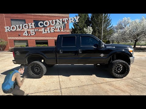 ROUGH COUNTRY 4.5” LIFT KIT on a 2016 Ford F-250 6.7 POWERSTROKE Full install!