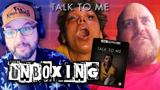 TALK TO ME 2025 4K Blu Ray Unboxing Review