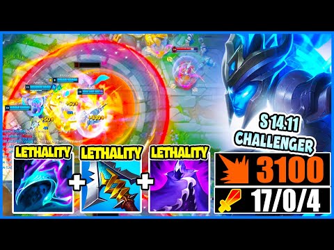 KALISTA ADC S14.11 LETHALITY BUT THIS CHALLENGER SOLO CARRIES HIS TEAM HIGH KDA - league of legends