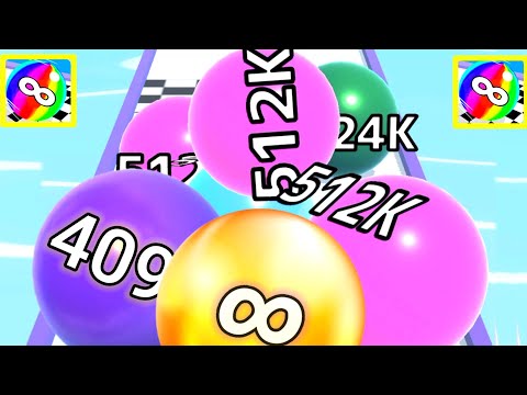 Ball Run Infinity 2048 vs Man Runner 2048 (New Update) Gameplay Part #10
