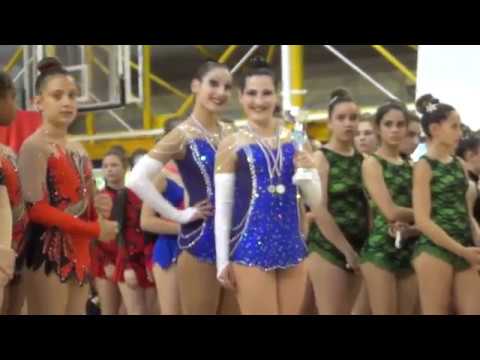 Premiazione coppie Mini prima Senior - Campionato Nazionale Uisp 2018