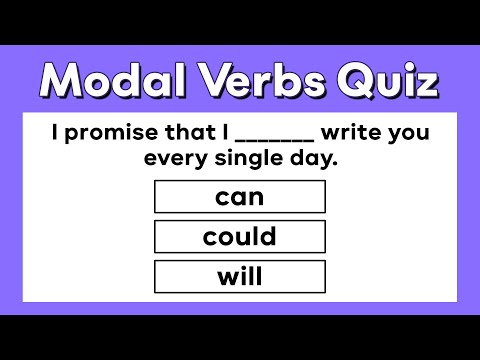 Modal Verbs Quiz | Grammar Quiz