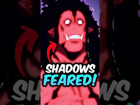 The Only Time Jinwoo’s Shadows Felt Fear! Solo Leveling #sololeveling #shorts