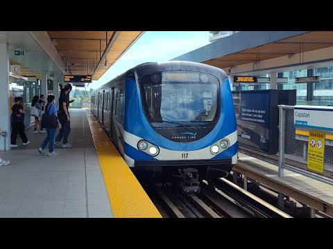 VANCOUVER SKYTRAIN: Capstan Station (full station tour) 