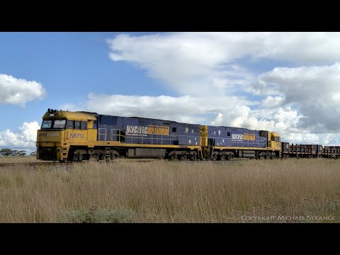 4PM4 Steel Wagons & Shipping Containers (29/8/2021) - PoathTV Australian Trains & Railways