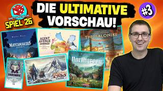 Die ULTIMATIVE SPIEL 2026 Vorschau: Matchmakers, Container, Kalypso, Northgreen, Thessaloniki, uvm.