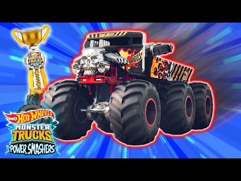 Capa de A vitória selvagem do Bone Shaker na Copa dos Campeões! | Hot Wheels Monster Trucks