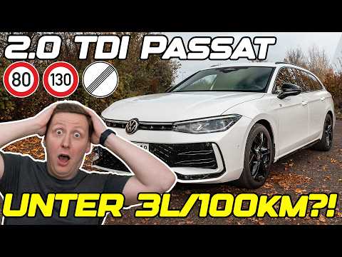 VW Passat B9 | (2.0 TDI, 150PS) | NO ONE is more economical! | 1000km fuel consumption test