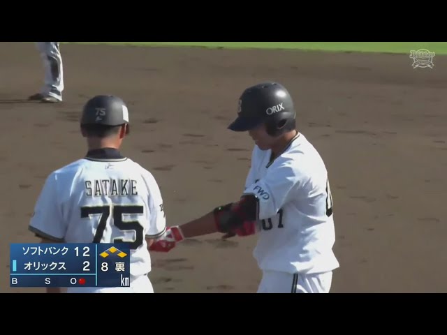 【ファーム】バファローズ・佐藤優 代打で結果を残すレフト前タイムリーヒット!! 2021/7/25 B-H(ファーム)