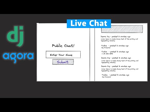 Django Real Time Chat With Agora SDK