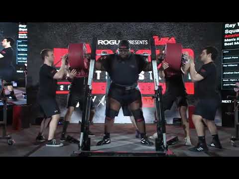 Ray Williams, raw squat World Record 1080 pounds