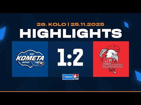 Highlights | HC Kometa Brno vs. HC Olomouc 1:2 | 25.11.2025