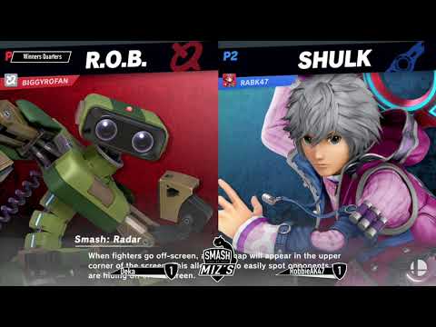 Smash @ Miz's WiFi 26 - Deka (ROB) vs. RobbieAK47 (Shulk) Winners Quarters