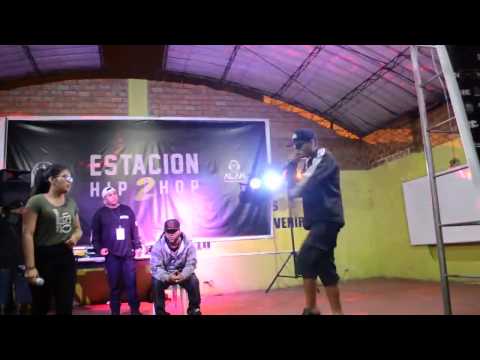 ANDREA vs Mc -1ronda- Festival Estación Hip Hop II